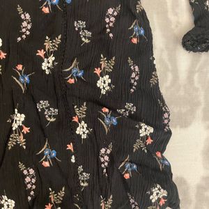 H&M Floral Printed Shift Dress