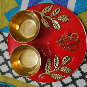 Combo Pooja Thali Resin Art