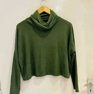 Beautiful Olive Green Crop Top