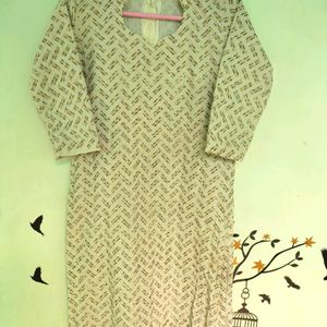 Formal Nude Cotton Kurti