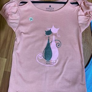 Combo Of 2 T-shirts For Girls