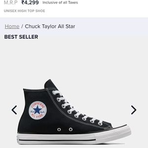 CONVERSE HIGH TOP UNISEX SHOES