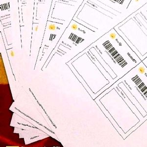 56 Non Sticky Shipping Labels