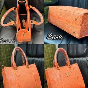 Croco Leather Bag