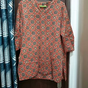 Multicolored Short Kurti Size 44