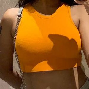 ZARA orange tank top