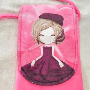 Cute Pink Barbie Pouch