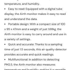 Split AC Air Purifier And Smart AQI Monitor