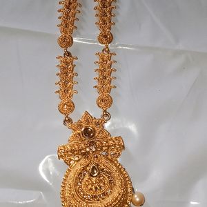 Gold Colour Long Haram