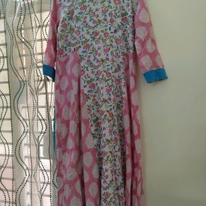 Pink Soft Cotton Kurti