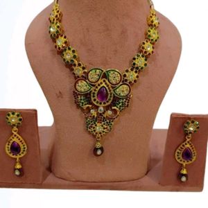 Meenakari 02 jewellery Set