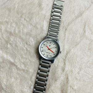 Men Fastrack Watch With Chain Strap