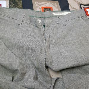 Grey White Pant 32 Size Formal