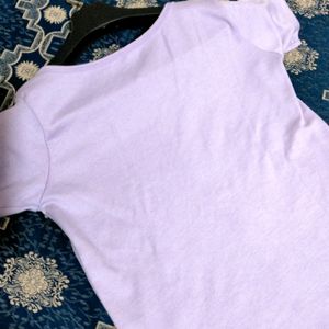 Koreans Stylish Lavender Top