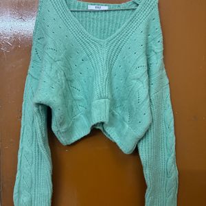 Korean Cropped Sweater