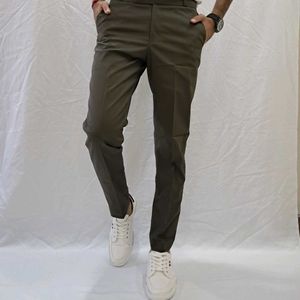 Kaulin 1059 Men's Brownish Grey Formal Trouser