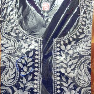 Cotton Chikankari Kurti