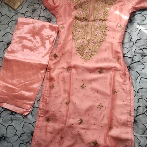 Dress With Shalwal Dupatta  (Full Sleeve, Lining,)