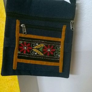 Denim Sling Bag