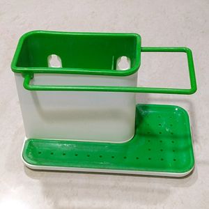 Kitchen Sink Organizer With Draining Lid