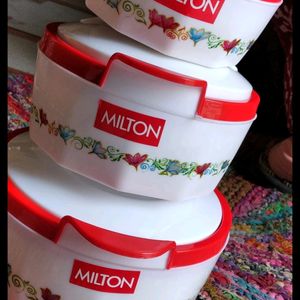 Milton Brand Pack Of 3 Thermoware Casserole Set 💞