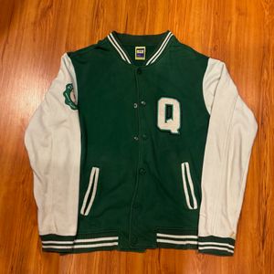 3QR Men's Vintage Varsity Jacket Casual Letter