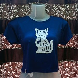 Crop top New Nevy Blue Color