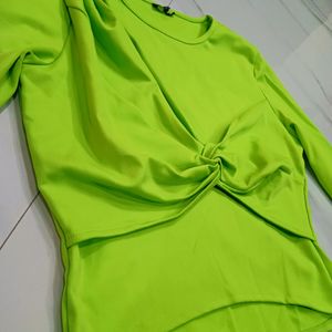 Tokyo Talkies Neon Green Top