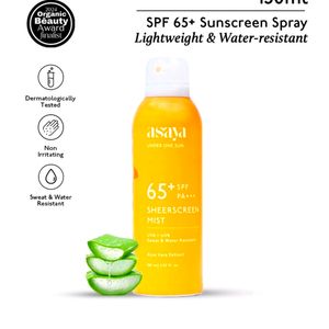 Asaya Sunscreen Spray 65+Spf Pa+++