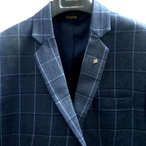 COBB Italy Navy Blue Blazer For MEN