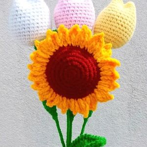 Crochet Flower Bouquet 💐💐💐