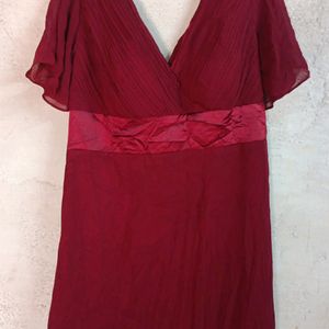 Beautiful Women's Party Dress Gown Maroon Premium