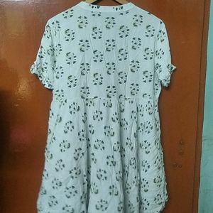 White Floral Top (Women) # Studio