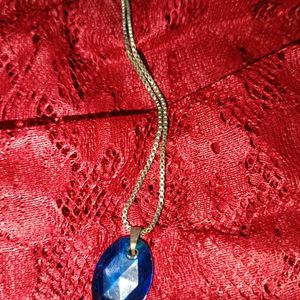 Blue Stone Kid's Necklace