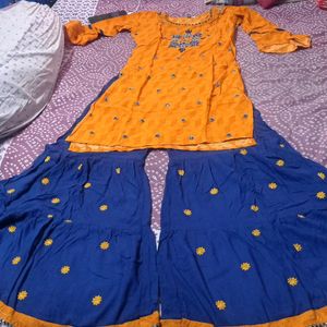 Kurti Plazo Set