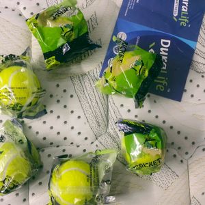 PACK OF 6 VICKY CRICKET GREEN BALL NEWLY PACKED