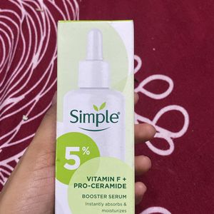 Simple 5% Vitamin f Pro Ceramide Booster Serum