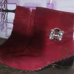 Red boots for women