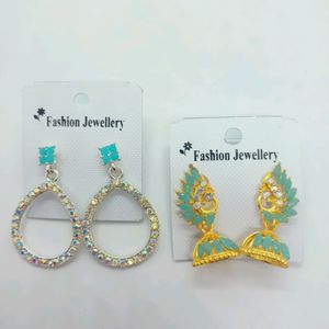 30 Rs Off Brand New Earrings Pack Of 2