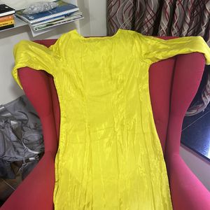 Lemon Colour Kurta