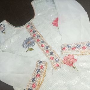 Palazo And Kurti Set