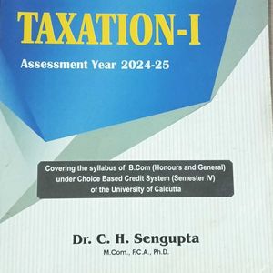 Taxation 4th Semester (Hons.Gen)