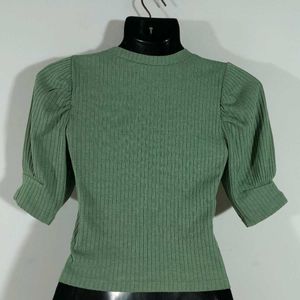 Pastel Green Top For Women's