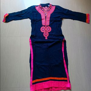 Kurti With Embroidery