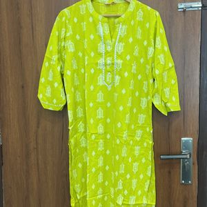 Neon Colour Kurti For Women