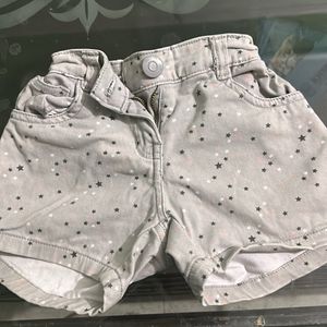 Grey Shorts For Kids