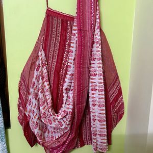 'W' Branded Co-ord Set  With Attached Dupatta