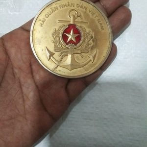 Collectible Vietnam People's Navy Big Medal 118gms