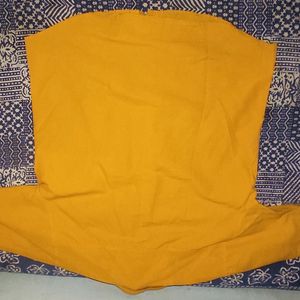 YELLOW SHIRT HALF SLEEVES, NEW AND UNUSED