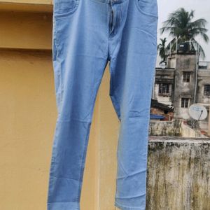 Light Blue Soft Denim For Women